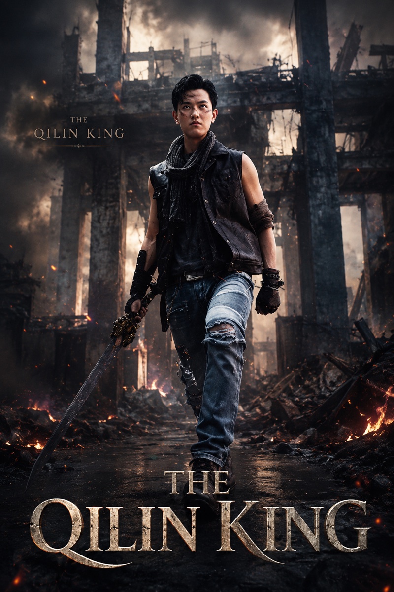 The Qilin King male-oriented action drama poster
