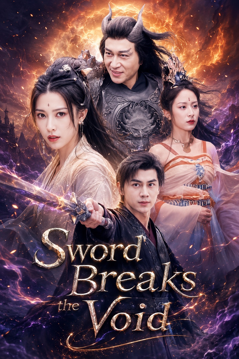 Sword Breaks the Void fantasy action drama poster